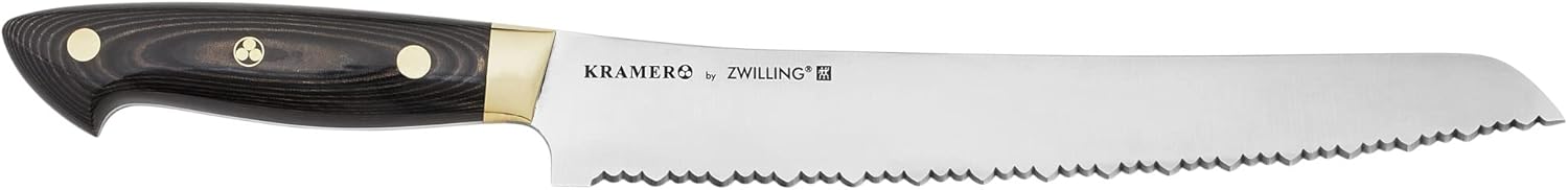 KRAMER by ZWILLING EUROLINE Carbon Collection 2.0 – Cuchillo para pan de 10 pulgadas