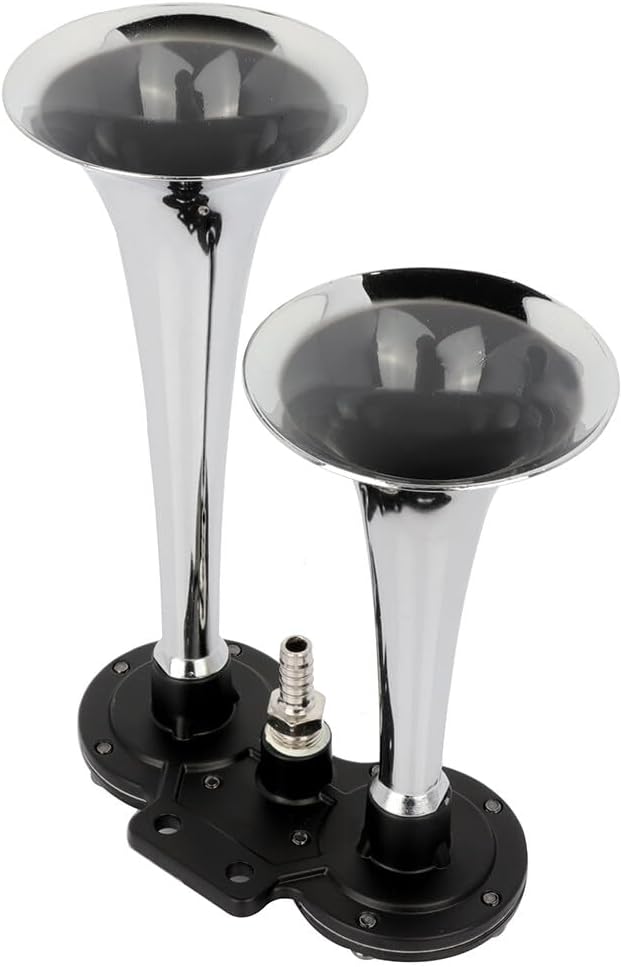 Kit de bocina de aire eléctrica de 150 dB con compresor de aire, trompeta doble, bocina de tren, bocina de aire para automóvil, 12 V, para camiones,