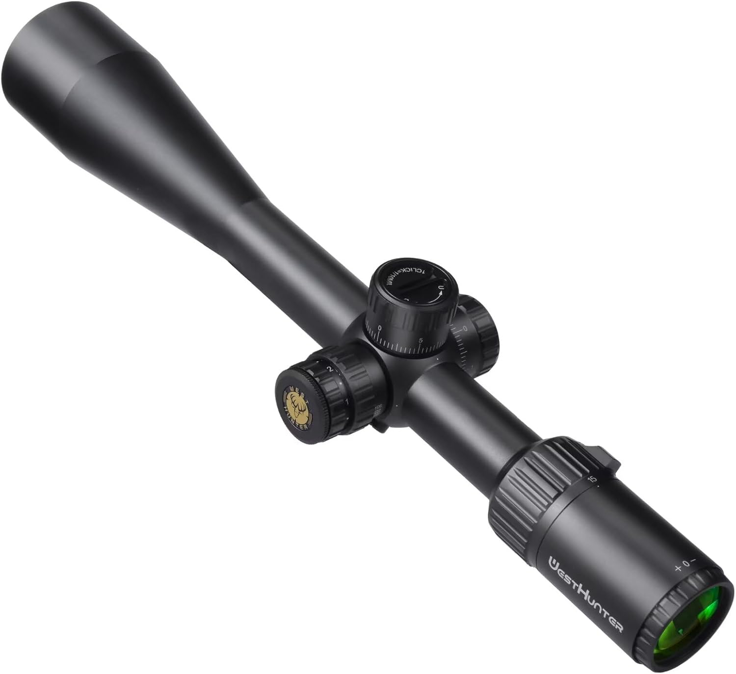 WestHunter Optics TD-S 10-40×50 SFIR – Telescopio de caza de precisión, iluminación roja, segundo plano focal de 1.181 in, táctico 10.3 fl oz de