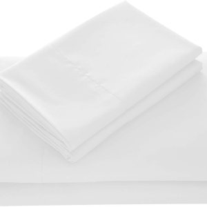 Juego de sábanas de algodón egipcio extrasuave de 800 hilos de 4 piezas para bolsillo profundo de 9 a 12 pulgadas (Queen, blanco) Juego de sábanas de algodón egipcio extrasuave de 800 hilos de 4 piezas para bolsillo profundo de 9 a 12 pulgadas (Queen, blanco)