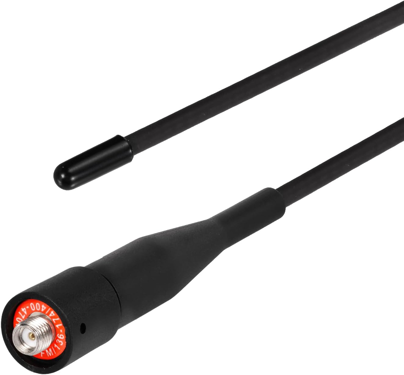 Eightwood Antena de radio bidireccional de 8 pulgadas, VHFUHF de doble banda SMA hembra flexible de mano antena de radio de mano 2 unidades para
