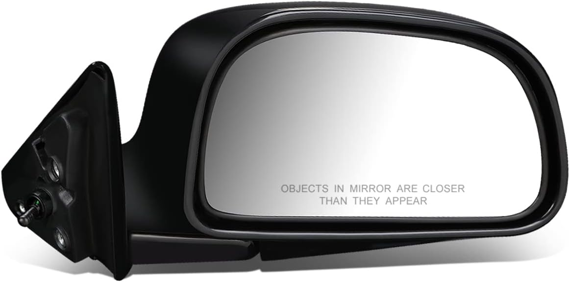 DNA Motoring OEM-MR-MI1321103 Espejo retrovisor plegable sin calefacción con ajuste manual lateral derecho compatible con Mirage 1987-1996
