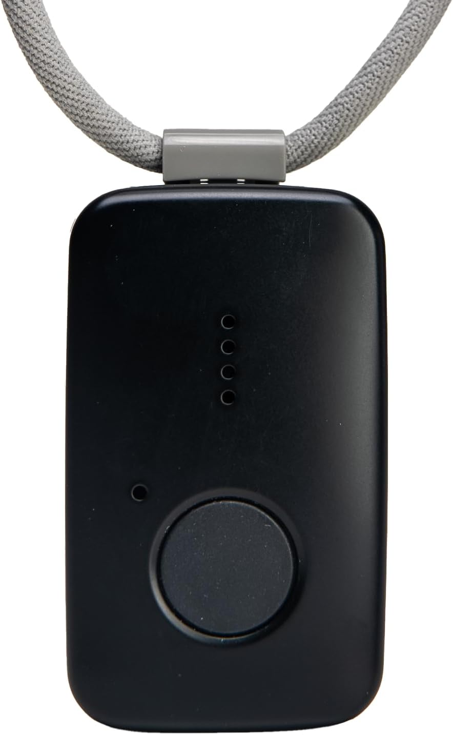 Medical Guardian MGMini – Sistemas de collar de alerta médica para personas mayores, botón de pánico rápido y confiable resistente al agua,