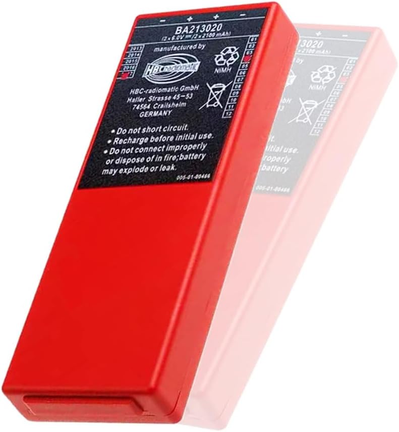 BA213020 BA213020 6V 2100mAh Batería recargable Ni-Mh Batería radiomática HBC BA213020 BA214061 FUB10AA para grúa HBC Control remoto Bomba Batería
