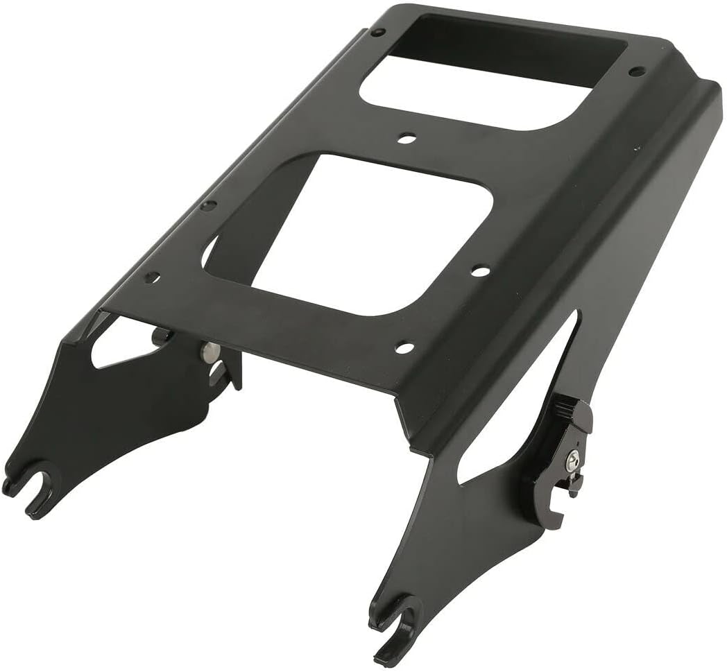 TCMT King Tour Pack – Respaldo envolvente para maletero desmontable, estante de montaje de dos niveles, para Harley Touring Road King Road Street