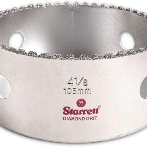 Starrett Sierra de agujero de grano de diamante, ideal para perforar agujeros de diámetro pequeño, diámetro de 4-18 pulgadas, profundidad de corte Starrett Sierra de agujero de grano de diamante, ideal para perforar agujeros de diámetro pequeño, diámetro de 4-18 pulgadas, profundidad de corte