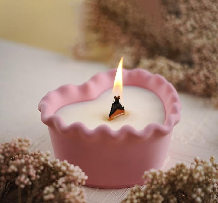 Soporte para hacer velas, moldes de resina en forma de corazón, maceta suculenta, moldes de silicona, molde epoxi para almacenamiento de joyas,