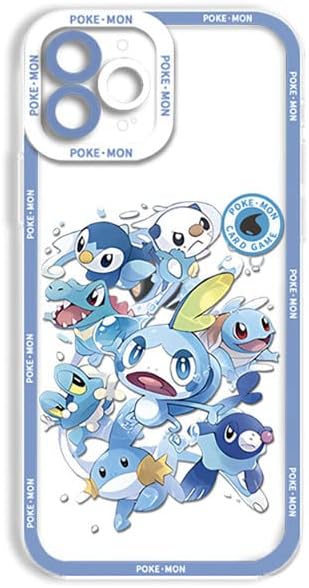 Fundas protectoras delgadas transparentes con diseño de monstruo de bolsillo de agua, suave, a prueba de golpes, para niños, niñas, adolescentes,