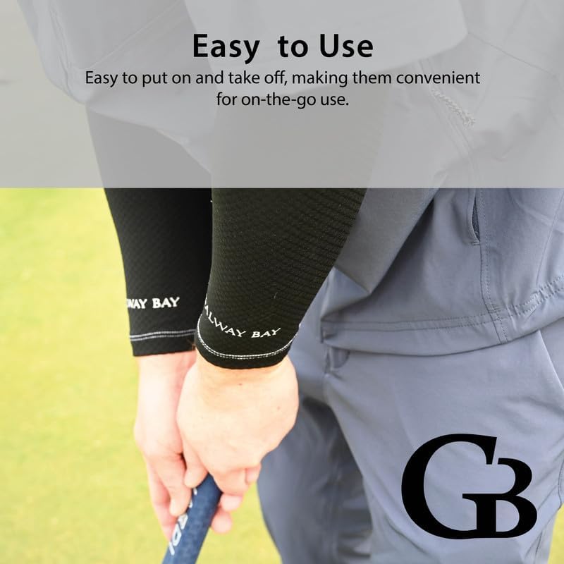Galway Bay Thermal Water Resistant Arm Sleeves for Warmth and Water Protection