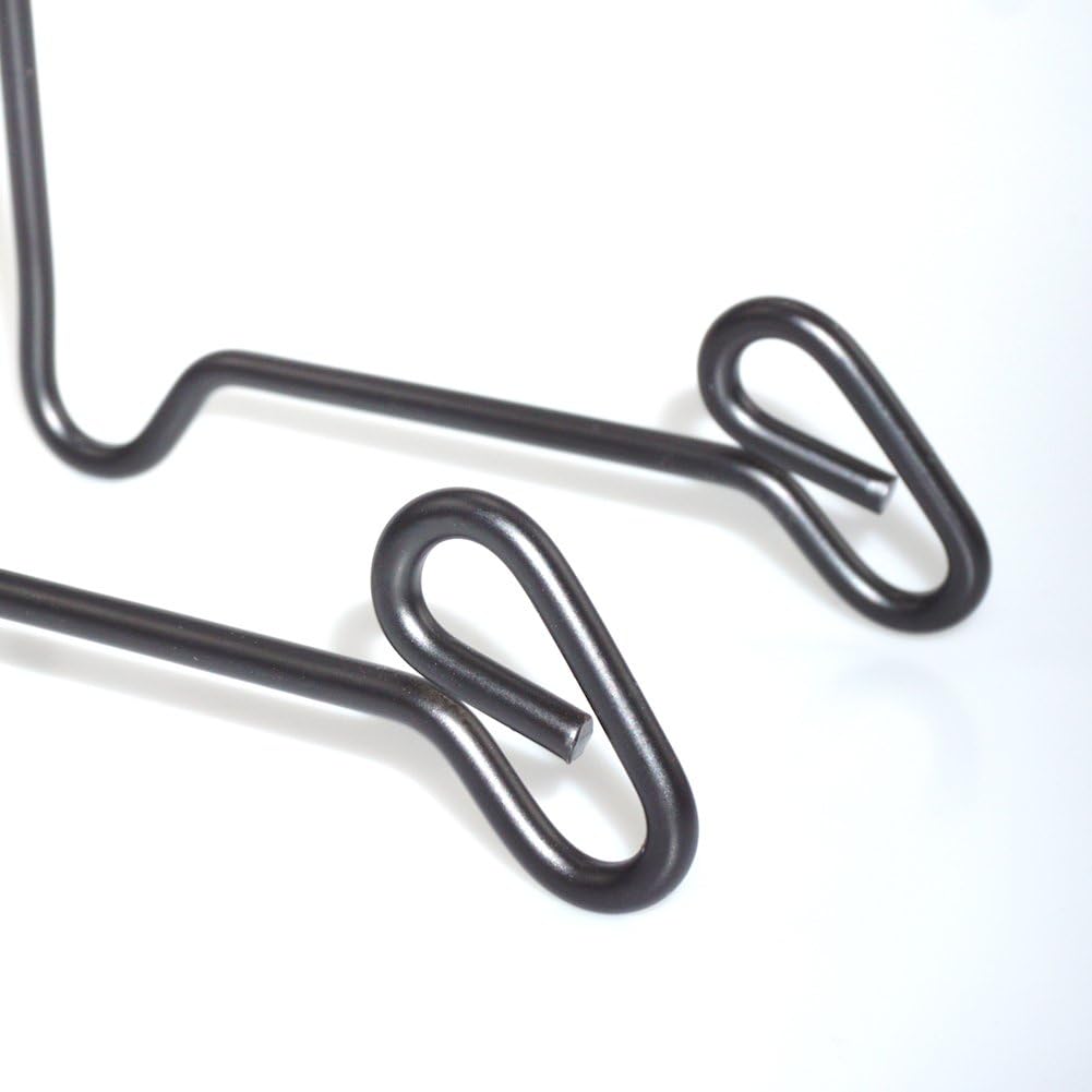 Artliving Paquete de 2 soportes de exhibición de caballete de hierro para exhibir cuencos medianos profundos, platos y platos profundos