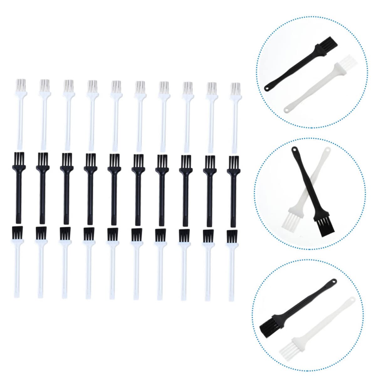 Beavorty 60 piezas de cepillo de limpieza de afeitadora eléctrica para hombres, impresoras de computadora, kit de limpieza de teléfono, cepillo de