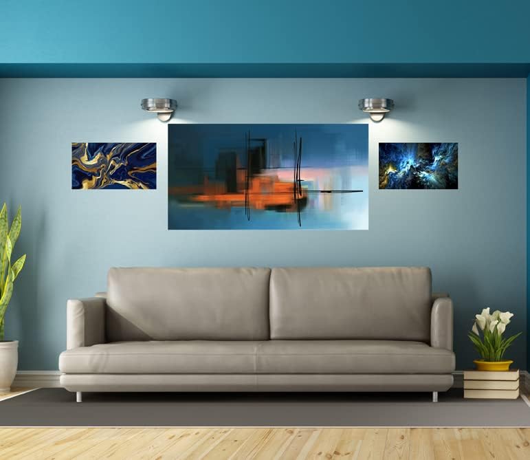 Galery 49 – Lienzo abstracto multicolor para pared, arte moderno y contemporáneo para decoración del hogar, lienzo decorativo moderno, para salas