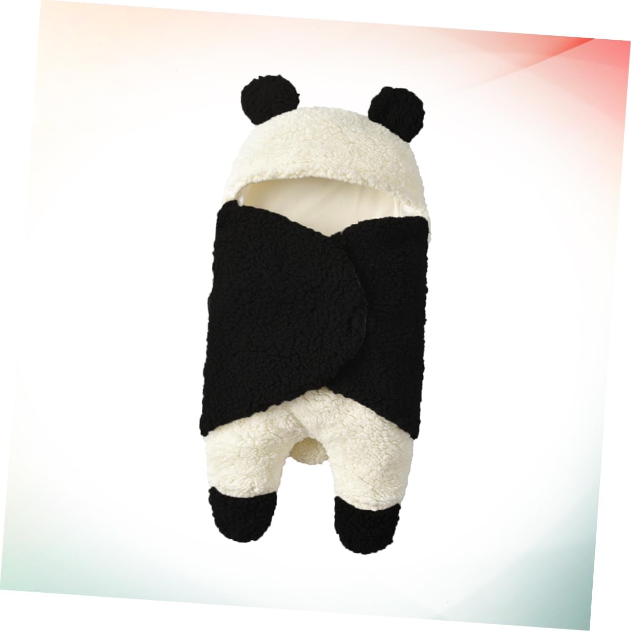 Beatifufu Manta para envolver el saco de dormir del invierno del bebé del panda suave del saco de dormir del invierno de la manta del saco