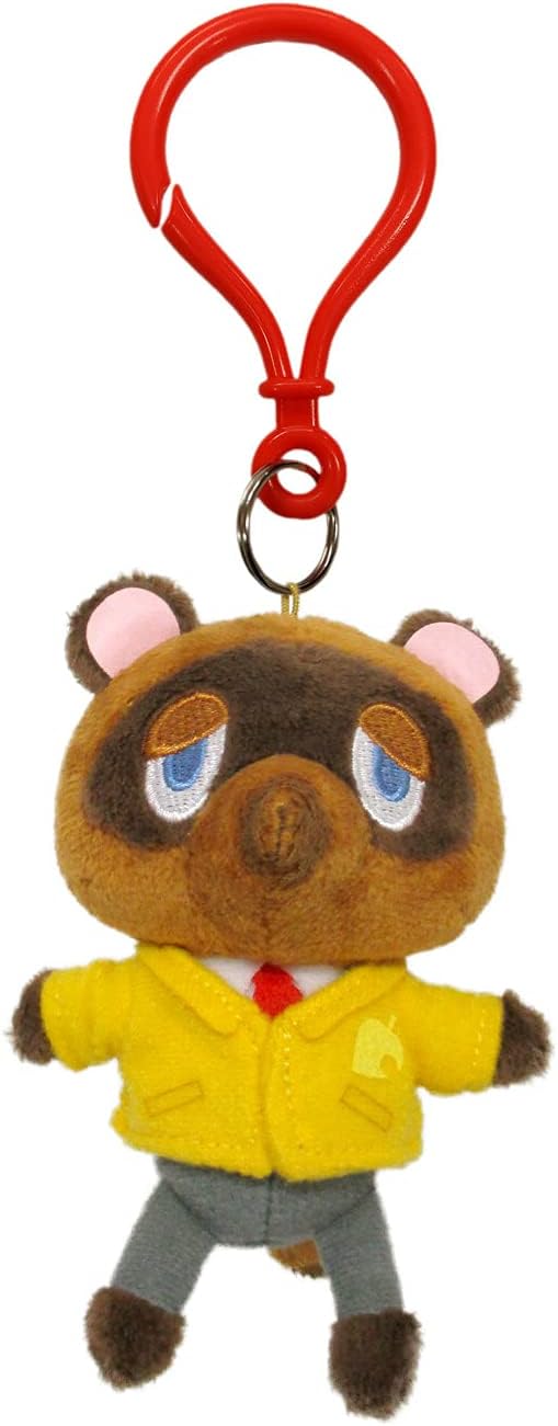 Little Buddy 1831 Animal Crossing – Tom Nook – Colgante de peluche de 5 pulgadas, multicolor
