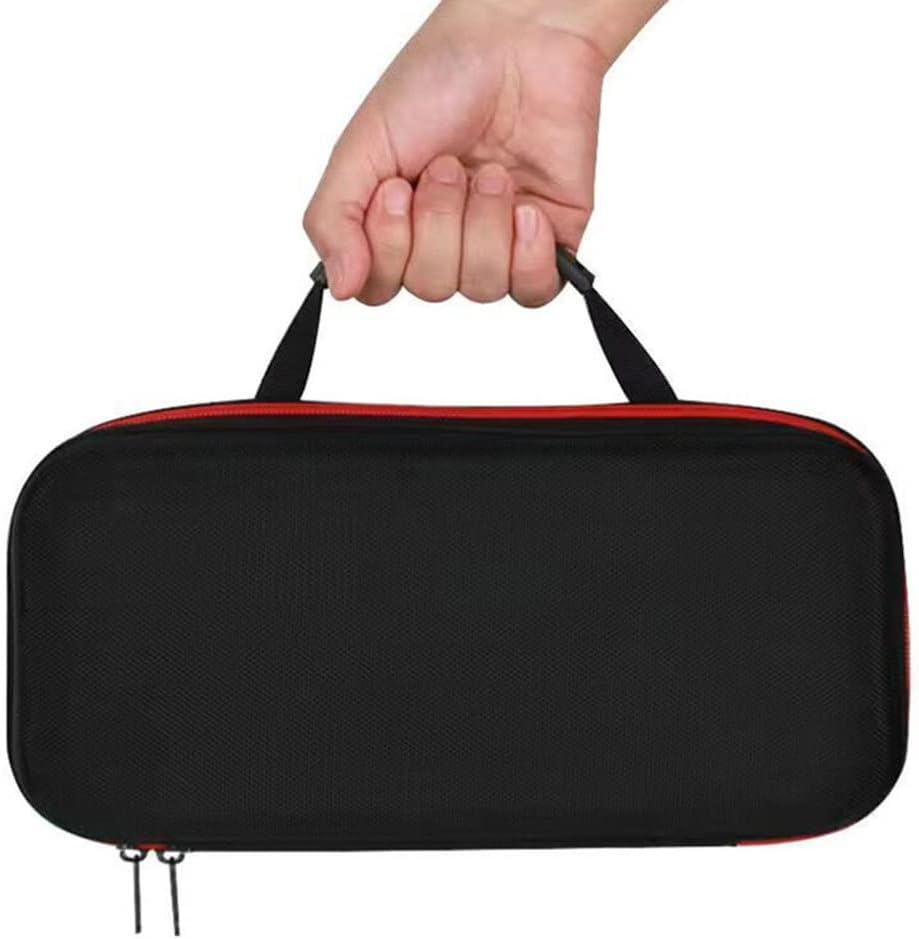 Vaguelly Funda para micrófono, 2 bolsas de micrófono inalámbrico, bolsa de micrófono dual, funda rígida de EVA para micrófono de mano, estuche de