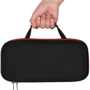 Vaguelly Funda para micrófono, 2 bolsas de micrófono inalámbrico, bolsa de micrófono dual, funda rígida de EVA para micrófono de mano, estuche de Vaguelly Funda para micrófono, 2 bolsas de micrófono inalámbrico, bolsa de micrófono dual, funda rígida de EVA para micrófono de mano, estuche de