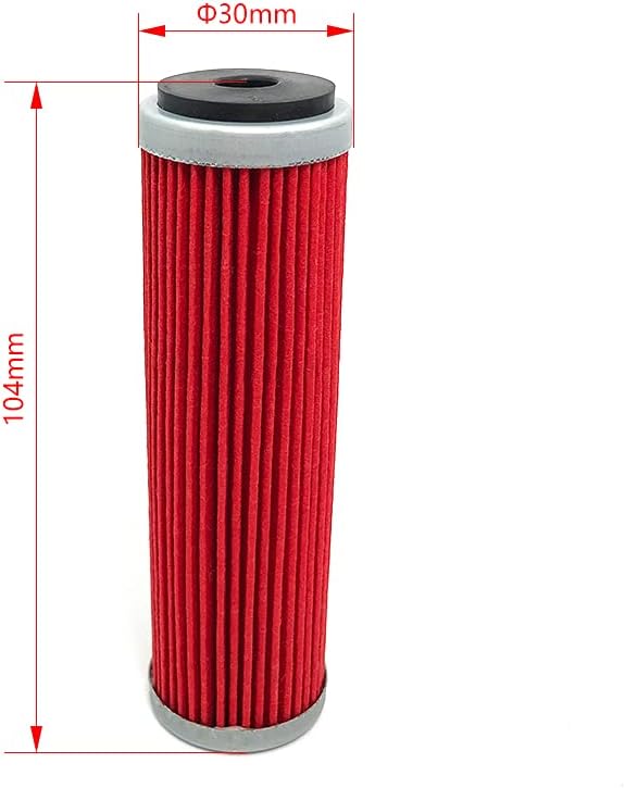 OTOM OUDIMO – 2 filtros de aceite de motor para motocicleta, papel de filtración importado para ZONGSHEN NC250 NC450 Off-Road Motocross Dirt Bike