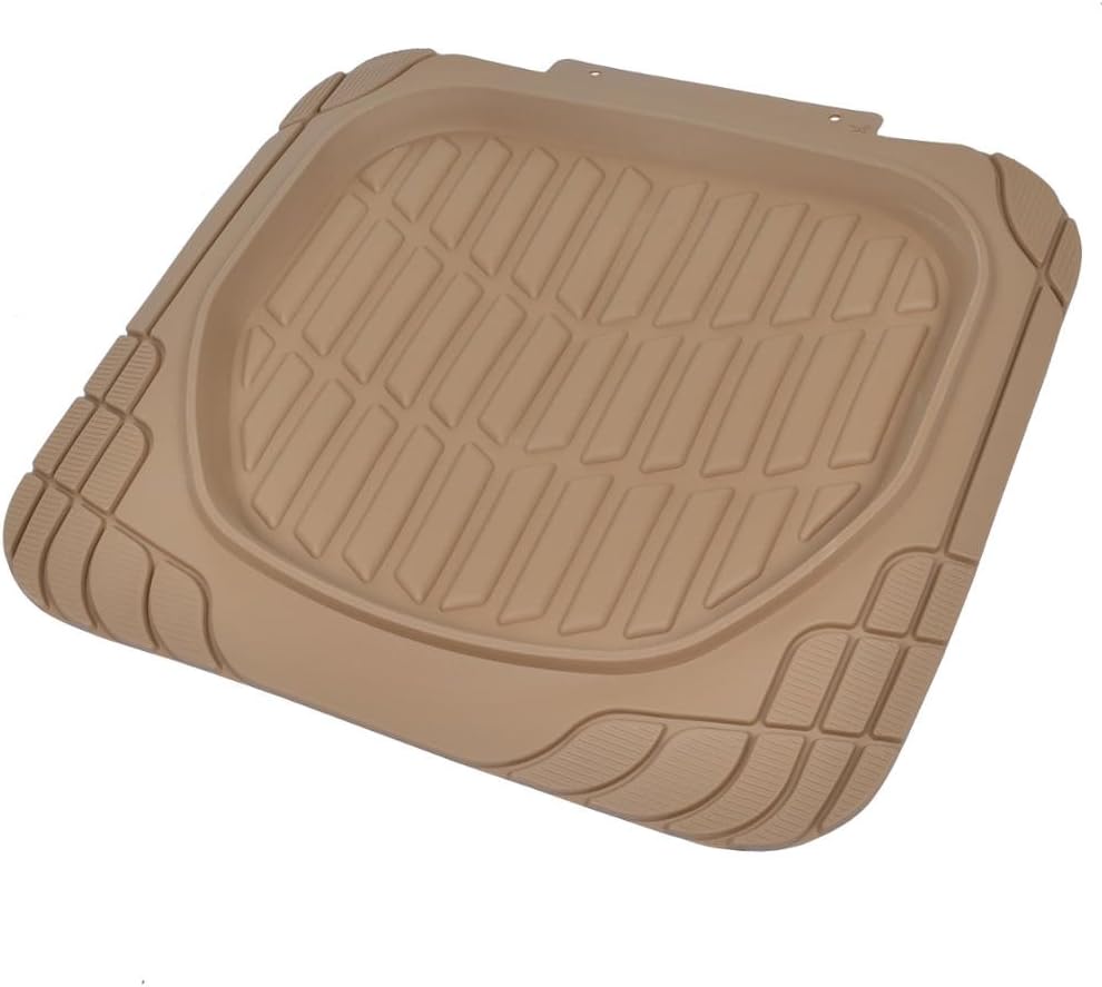 Motor Trend FlexTough tapetes para piso de caucho, de gran capacidad, base gruesa y forro para carga, para todos los climas juego de cobertura