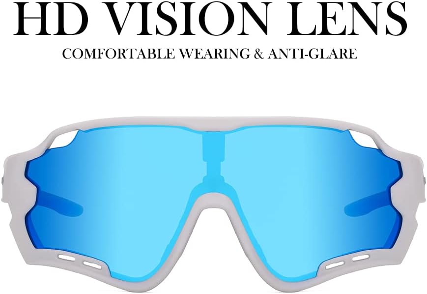 ACEXPNM Gafas de sol deportivas para hombres, mujeres, jóvenes, UV400, ciclismo, correr, pesca, conducción, béisbol, golf, gafas de sol