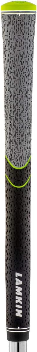 Lamkin ST +2 Hybrid Calibrate – Agarres de golf estándar, paquete de 13 piezas de agarre de golf con recordatorio acanalado, negrocarbón