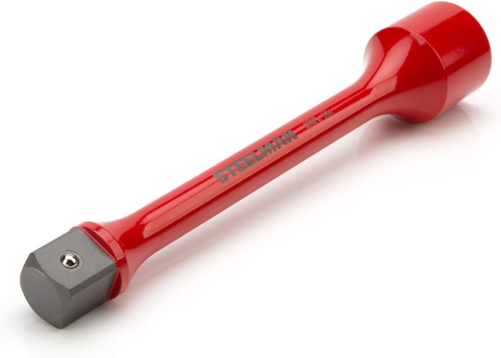 STEELMAN 60162 Extensión de par de torsión de 1 pulgada roja de 250 ft-lb