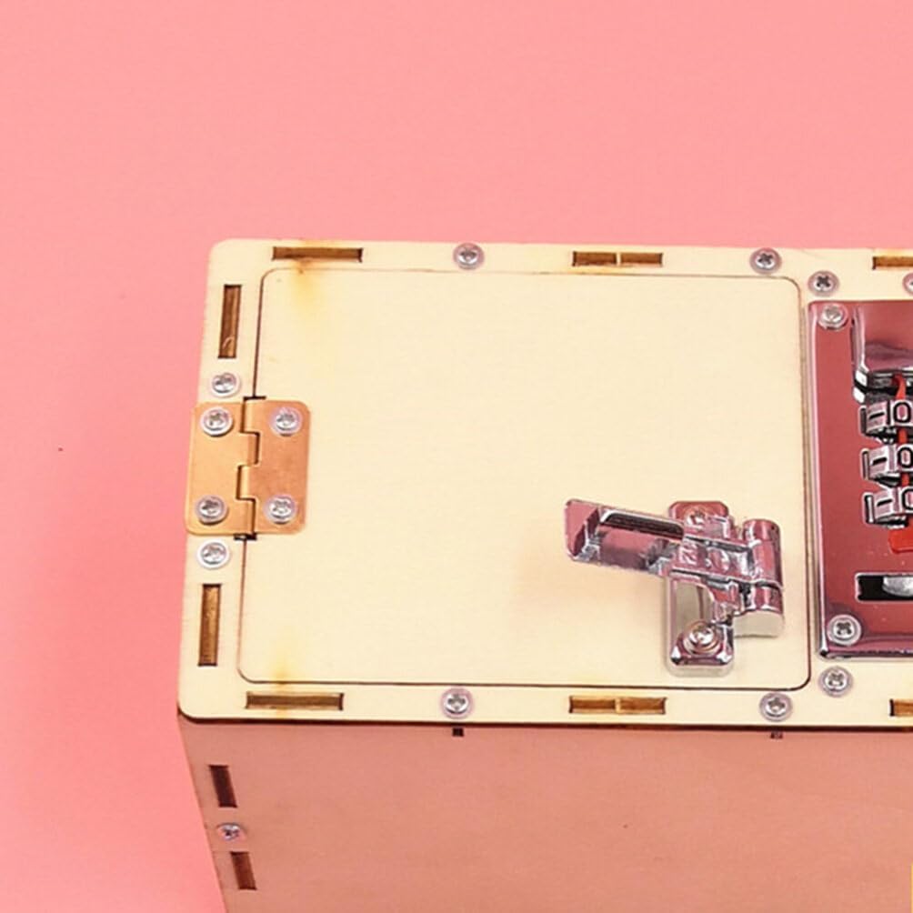 VILLCASE Lockbox Herramienta mecánica, caja de herramientas Carpenter Kidcraft Playset Machinist Tools Lockbox DIY Fabricación Materiales Lockbox