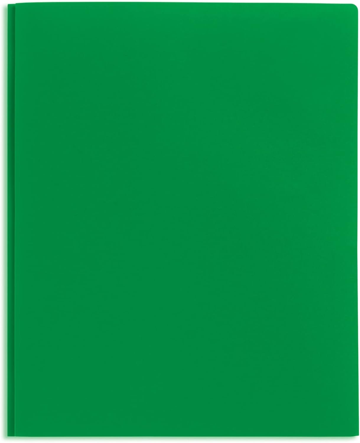 Office Depot Carpetas de polietileno de grado escolar de 2 bolsillos con puntas, 8-12 x 11 pulgadas, colores surtidos, paquete de 48