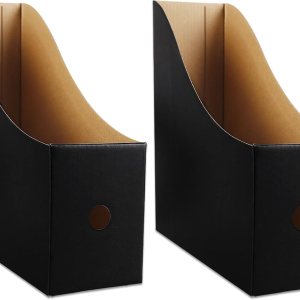 Limitliho Black Magazine Holde (paquete de 2), soporte para archivador de revistas para el hogar, oficina, escritorio, 10.6 pulgadas de alto x 10.2 Limitliho Black Magazine Holde (paquete de 2), soporte para archivador de revistas para el hogar, oficina, escritorio, 10.6 pulgadas de alto x 10.2
