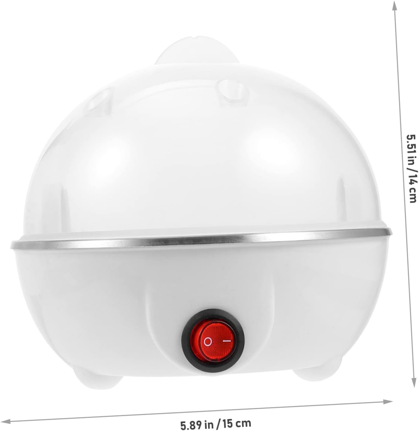 Vaporizador de huevos de 7 huevos vaporizador de huevos eléctrico taza de huevo caldera de huevos vaporizador eléctrico huevo blanco escalfador