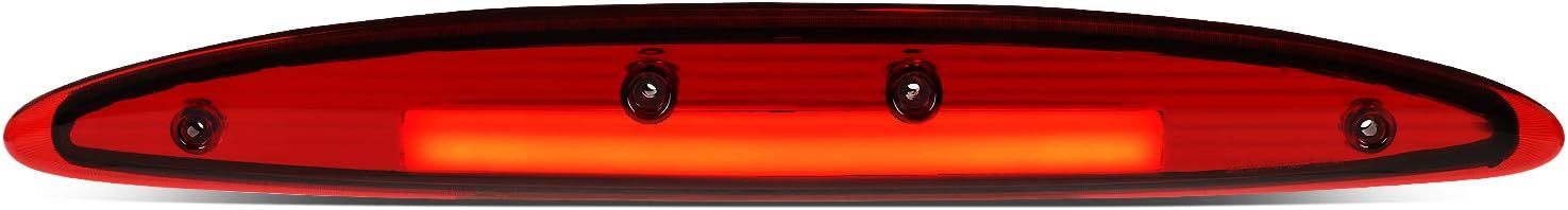 DNA MOTORING 3BL-FEPD96-3D-LED-RD – Luz de freno trasera LED 3D con lente roja compatible con Ford Expedition 97-02