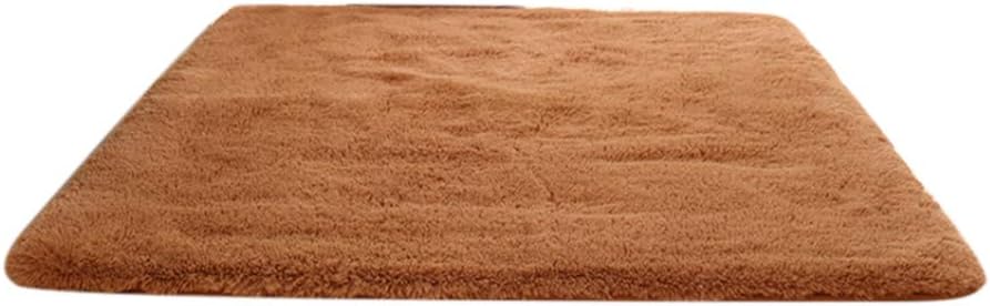 San Valentín antideslizante suave sala de estar dormitorio lanudo área alfombra alfombra alfombra decoración del hogar beige amarillo 19.7 * 31.5 in