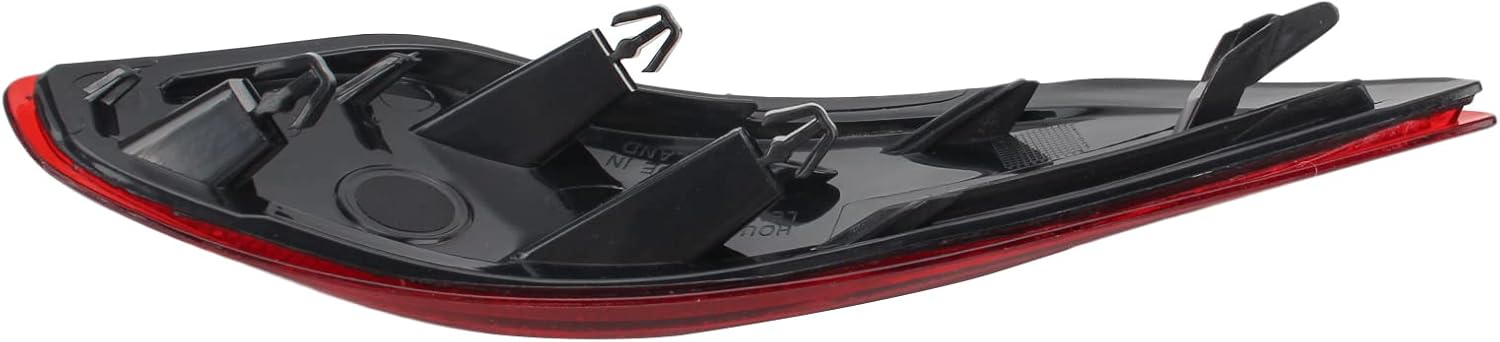 AUTOKAY Reflector De Moldura De Parachoques Trasero Derecho Se Ajuste Para Porsche Cayenne 2011-2014# 95863110600 – Rojo