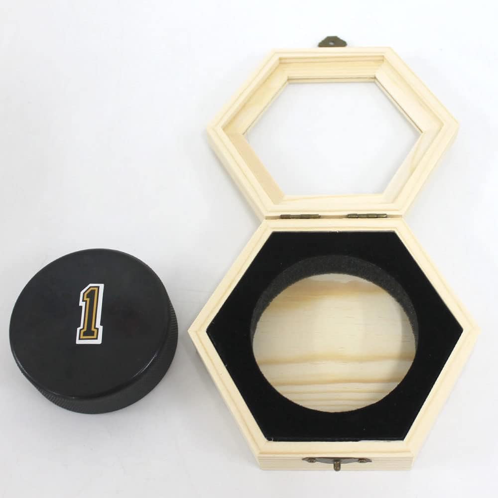 Hockey Puck Display CaseHockey Puck Holder 4-PackPuck Case Holder Display Stand Puck CaseWood