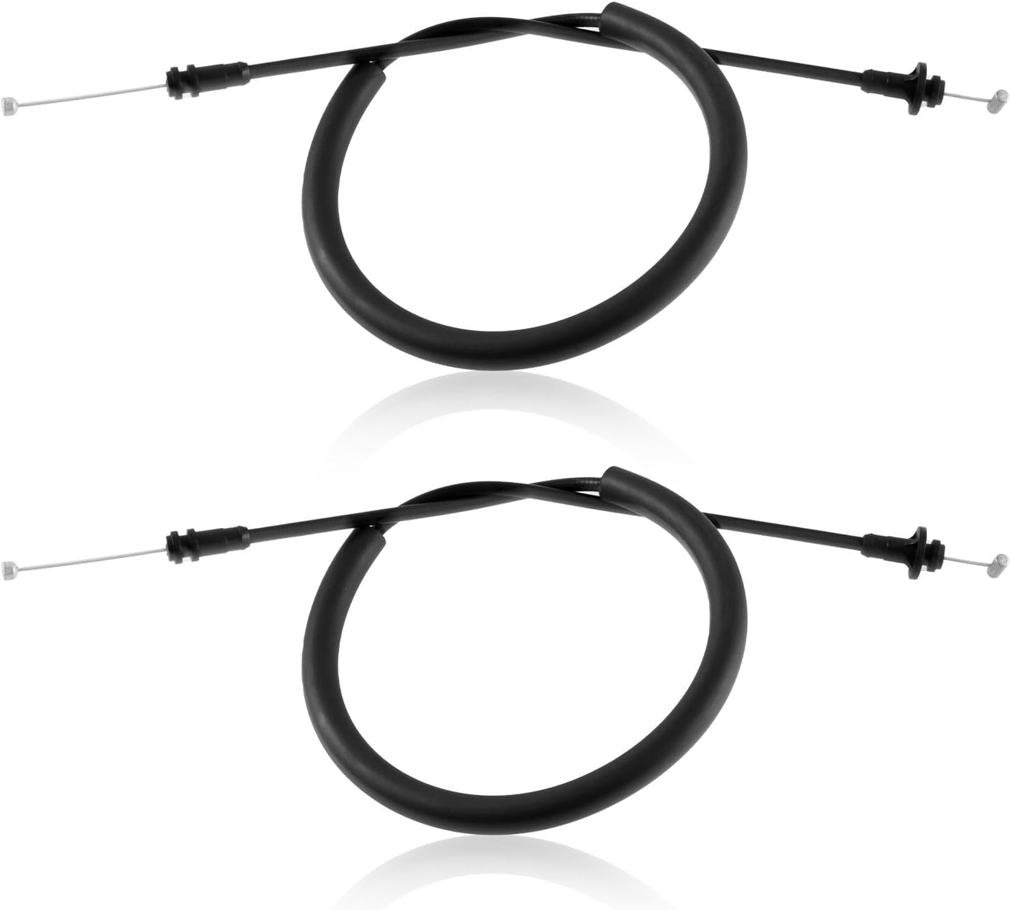 2 cables de pestillo de puerta trasera izquierda y derecha compatibles con Dodge Ram 1500 2500 3500 1998 1999 2000 2001 2002 Reemplazo # 55275106,