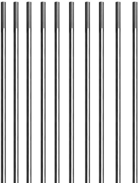 KUNWU Gris, EWCe20, 2.0% Ceriado Rod 116″ Paquete de 10 Varilla Ceriada TIG Electrodo de Tungsteno (116″x 7″)