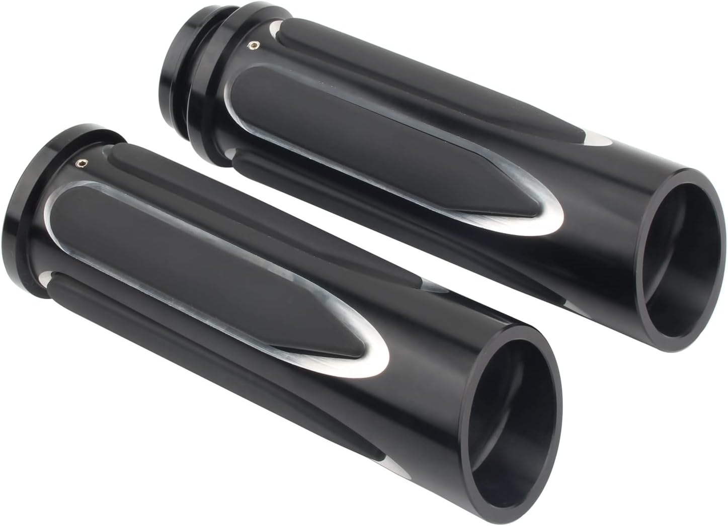 Empuñaduras electrónicas para manillar de motocicleta de 1 pulgada y 0.984 in para Harley Touring Electra Glide Street Glide Road King Road Glide