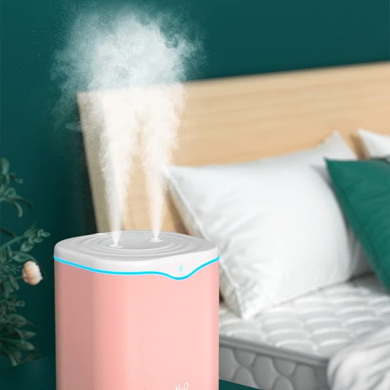 Humidificadores de niebla para dormitorio, habitación grande, oficina en casa, humidificador USB de doble puerto de pulverización, humidificadores