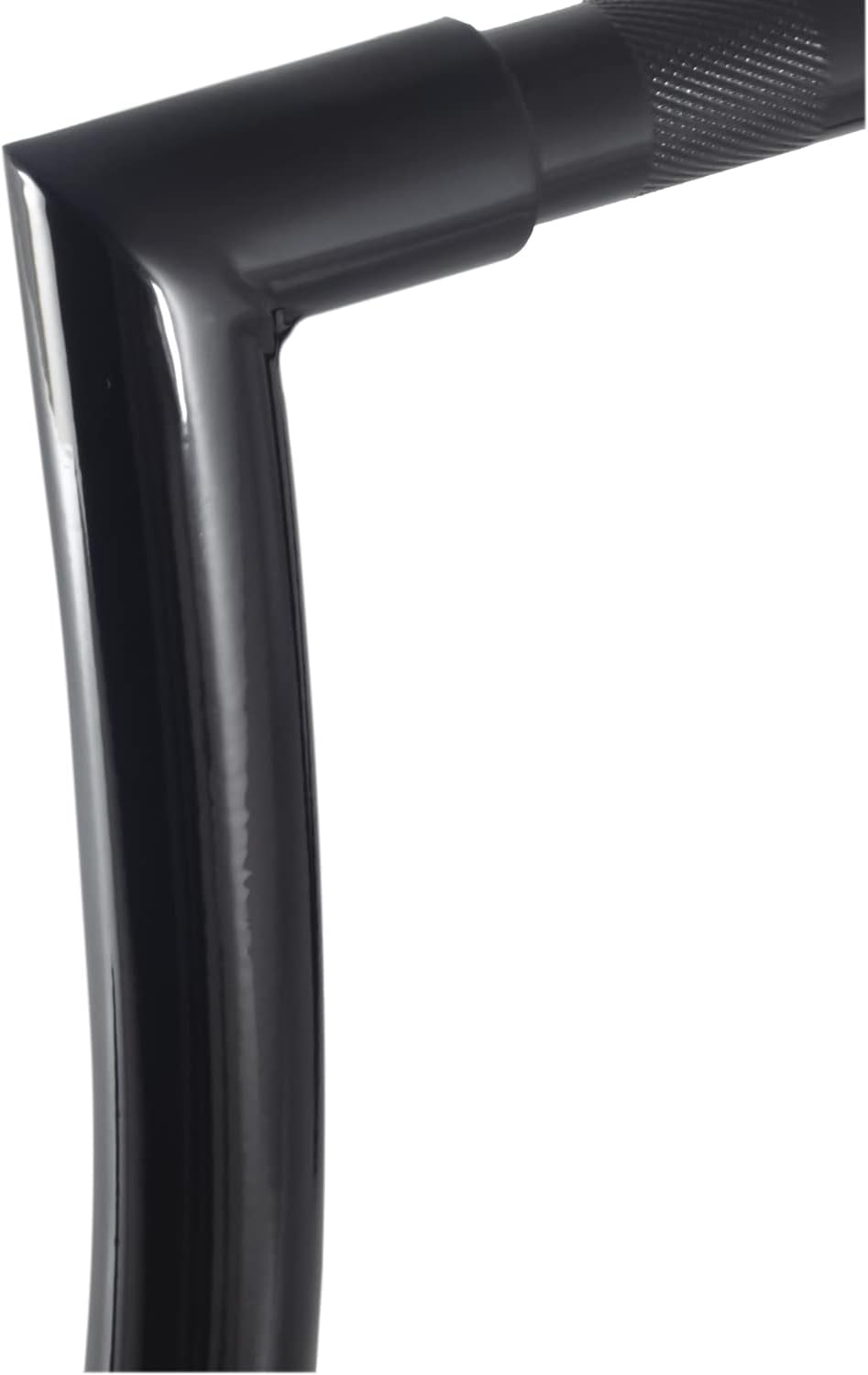 Manillar negro brillante de 14 pulgadas de altura de 1-14 pulgadas de murciélago Ape compatible con Harley Softail FLST FXST Sportster XL 883 1200