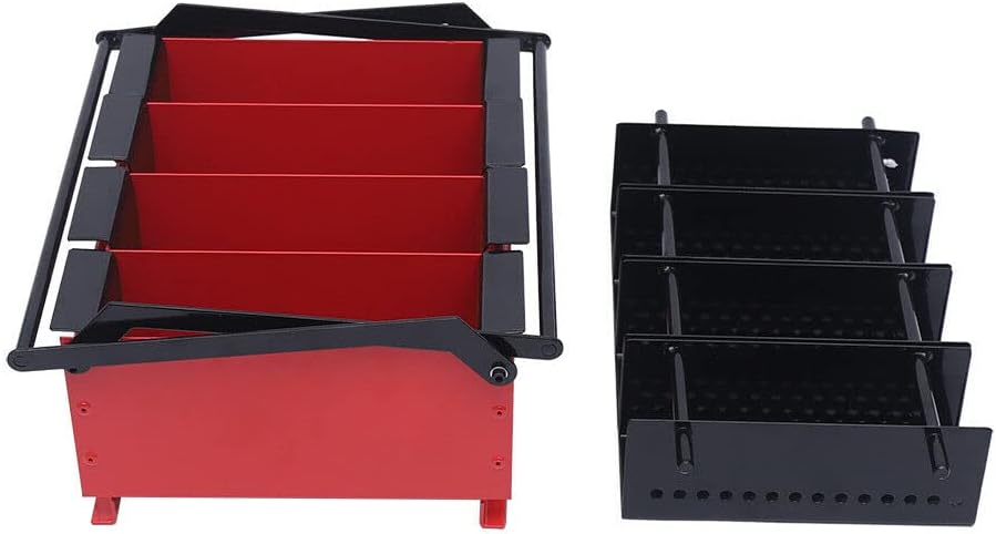 OUKANING Máquina de prensa de papel del fabricante de briquetas del registro de papel negro y rojo 15″ ×12.2″ ×7.1″