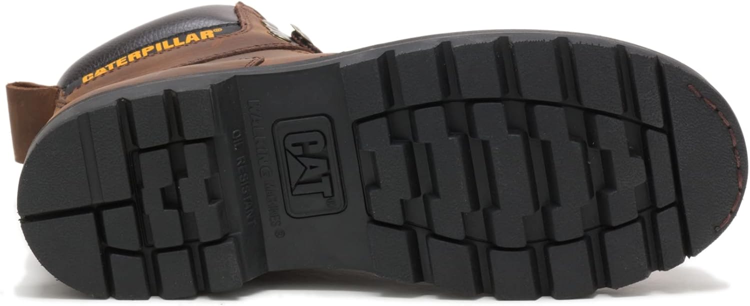 CAT Botas de trabajo Second Shift con punta suave para hombre