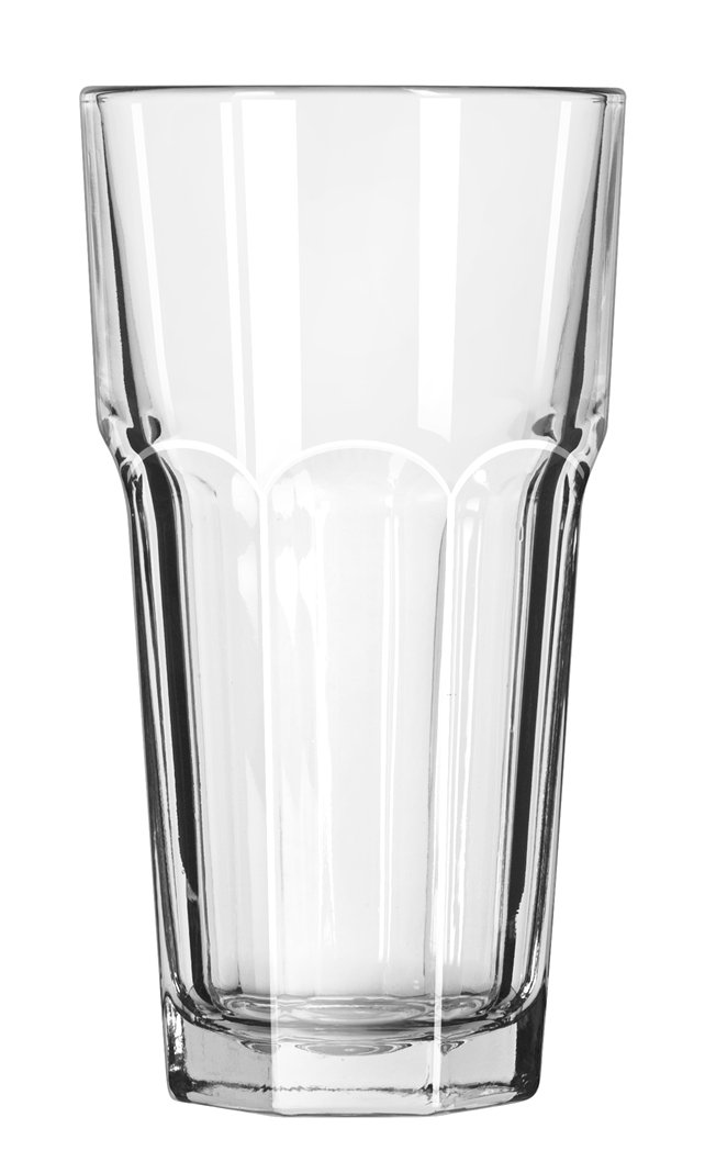 Libbey Glassware 15256 Gibraltar – Vaso refrigerador, Duratuff, 16 onzas (paquete de 24)