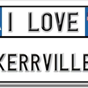 KERRVILLE IMÁN DE FRIGORÍFICO TEXAS (TX) IMANES USA SOUVENIR I LOVE GIFT (Var. TARGA) KERRVILLE IMÁN DE FRIGORÍFICO TEXAS (TX) IMANES USA SOUVENIR I LOVE GIFT (Var. TARGA)