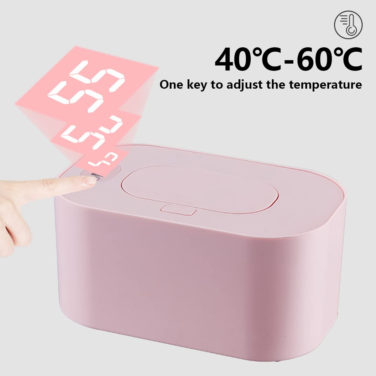 Calentador USB de toallitas húmedas para bebés, dispensador de toallitas húmedas para bebés, calentador de toallitas portátil para viajes, hogar,