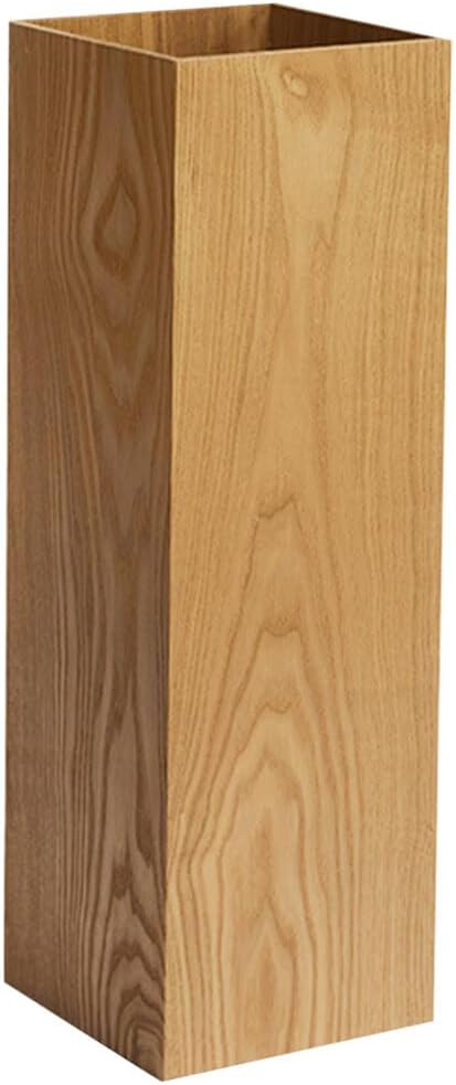 OSALADI Soporte para paraguas de madera, rectangular, cuadrado, para bastón de caminar, soporte rústico para paraguas, barril, puerta, paraguas para