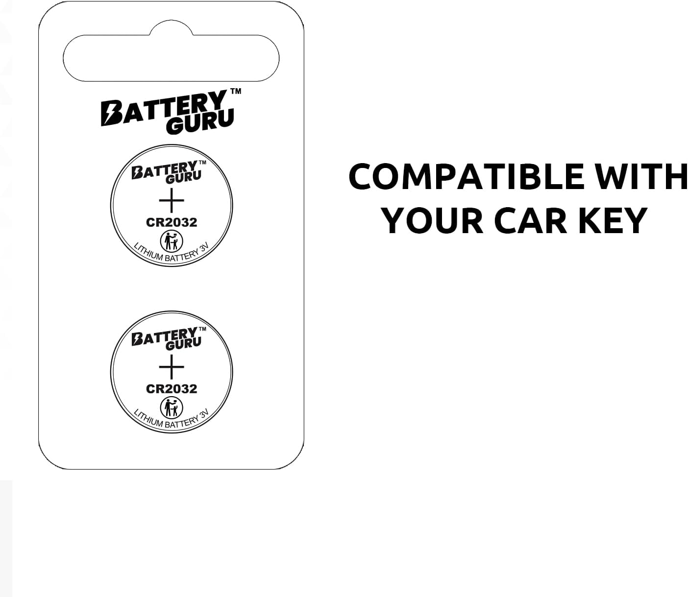 Reemplazo de batería para llavero compatible con Nissan Maxima (seleccionada batería remota máxima CR2032 de 3V 2009-2023)