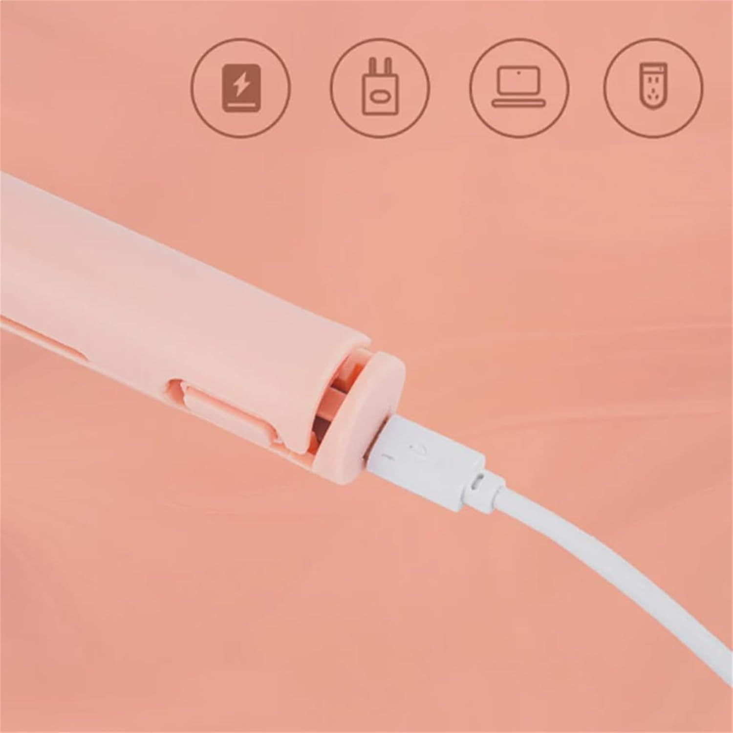 Mini plancha de pelo de doble propósito, cerámica, portátil, 2 en 1, rosa