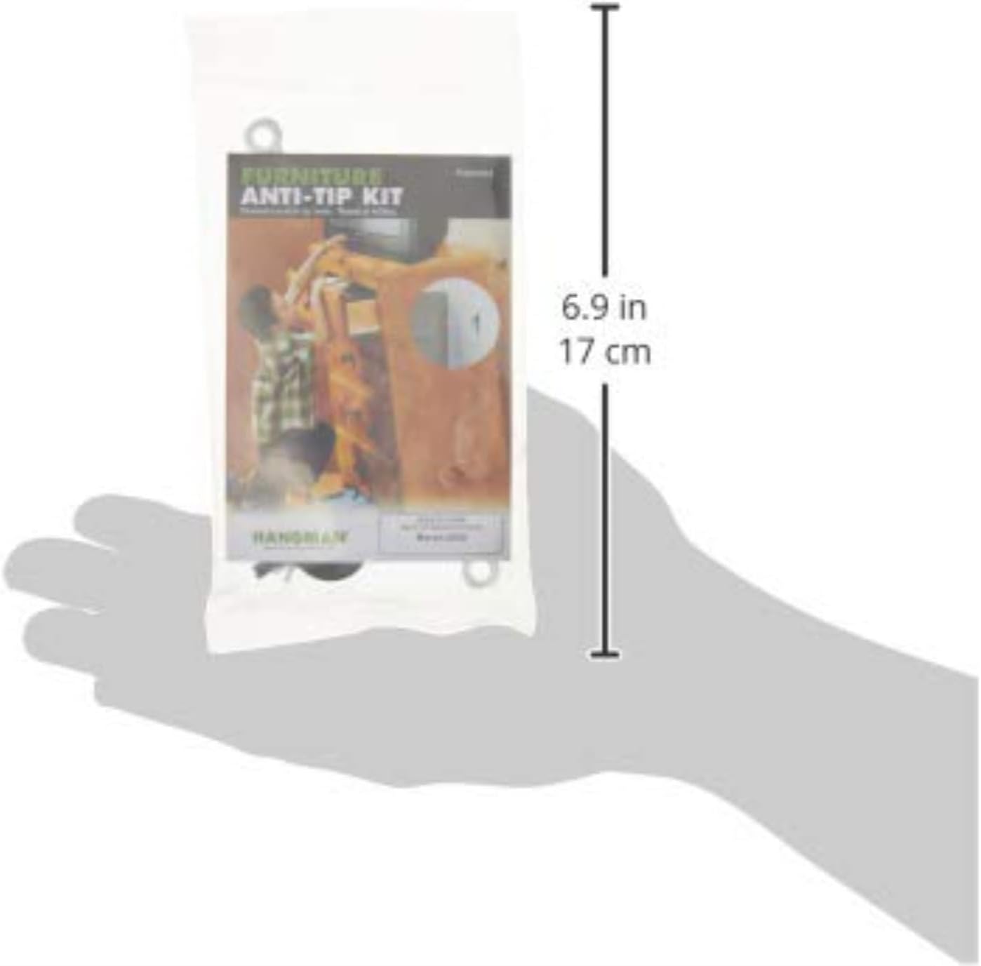 Dispositivo Hangman TK-400 para prevenir la caída de muebles de hasta 400 libras