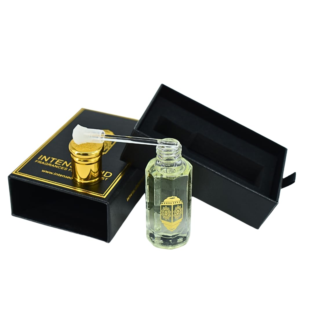 INTENSE OUD One Mile – Aceite suelto para hombre, 0.4 fl oz (0.40 onzas) con caja de regalo negra, suave oriental original, tamaño de viaje, CPO de