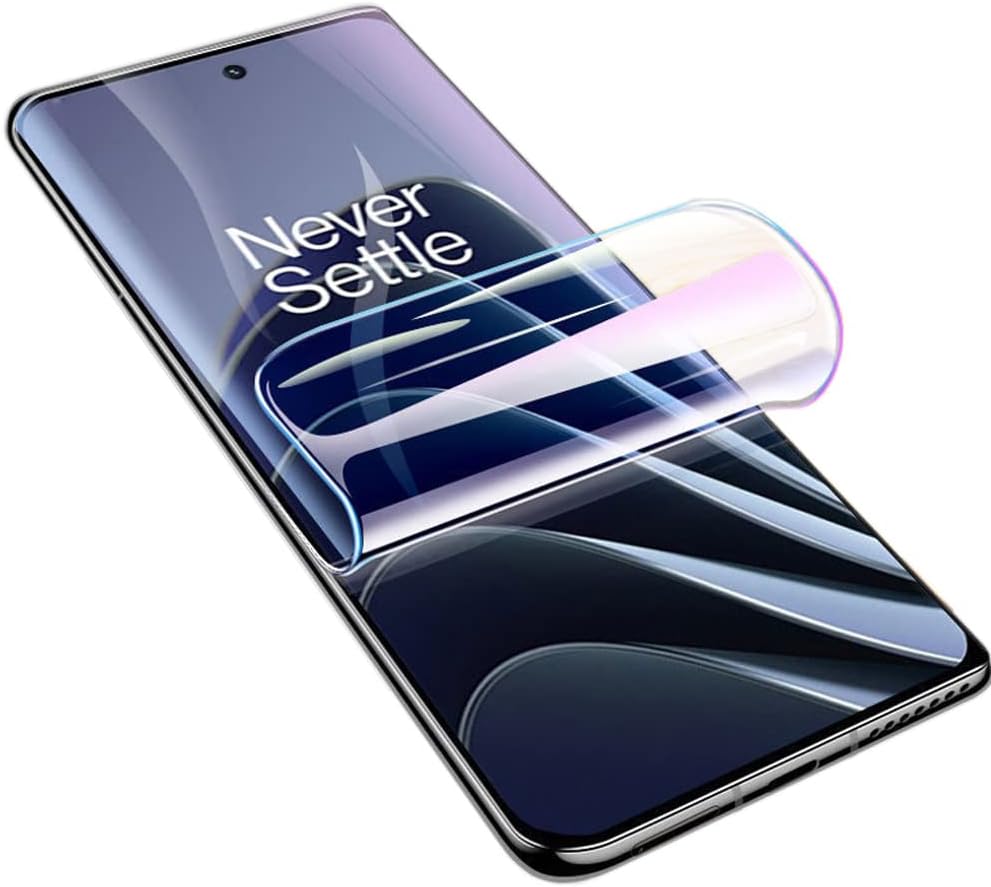 Protector de pantalla de hidrogel de alta sensibilidad para OnePlus Nord N300, 2 piezas de película protectora de TPU suave transparente (no vidrio