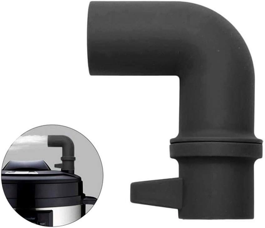 HEEPDD Desviador de vapor para olla, Foodi, Mealthy, olla a presión de potencia XL mejorada, seguridad y saneamiento, (negro)